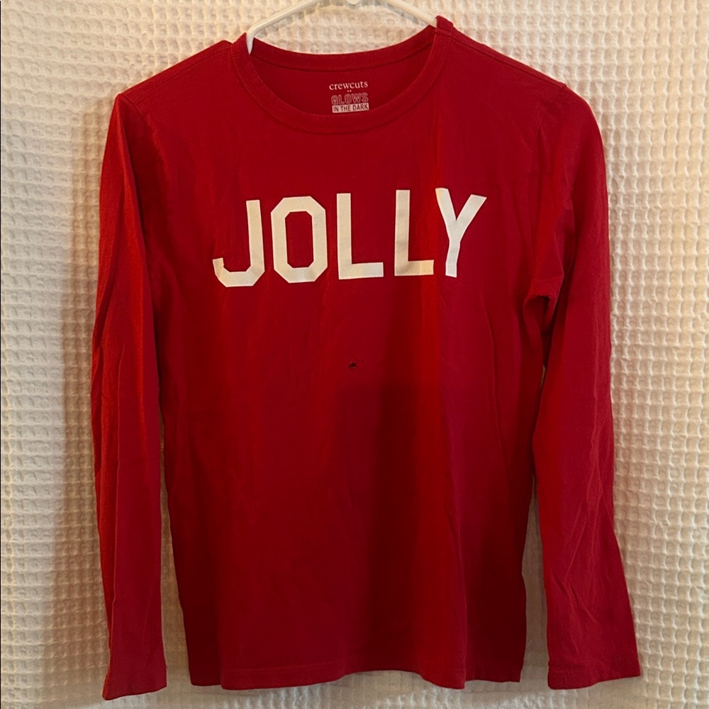 Crewcuts Kids Red Jolly Long Sleeve Tee *PLAY*